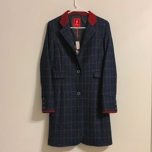 NWT! JACK MURPHY Pamela Tweed Coat